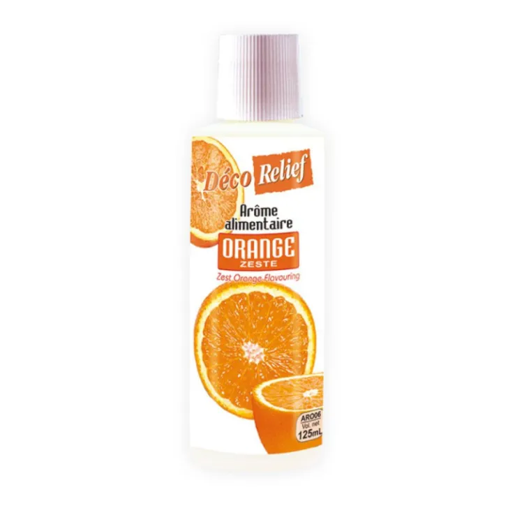 Arôme alimentaire concentré orange pour pâtisserie - 125 ml