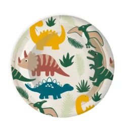 8 assiettes dino