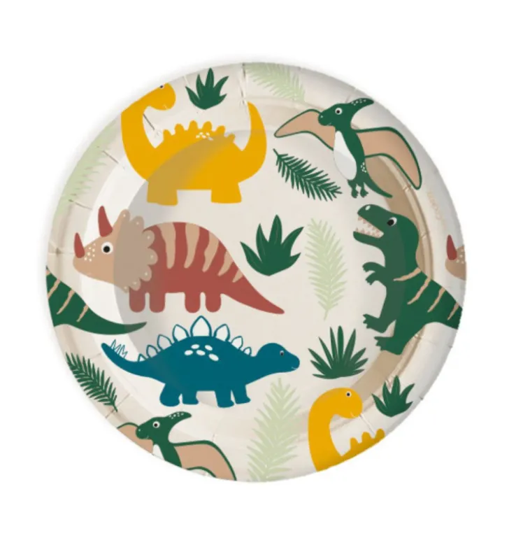 8 assiettes dino