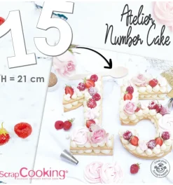 Atelier number cake - Gabarits, douilles, accessoires & recettes