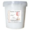 Barbe à papa blanche en pot