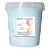 Barbe à papa bleu en pot