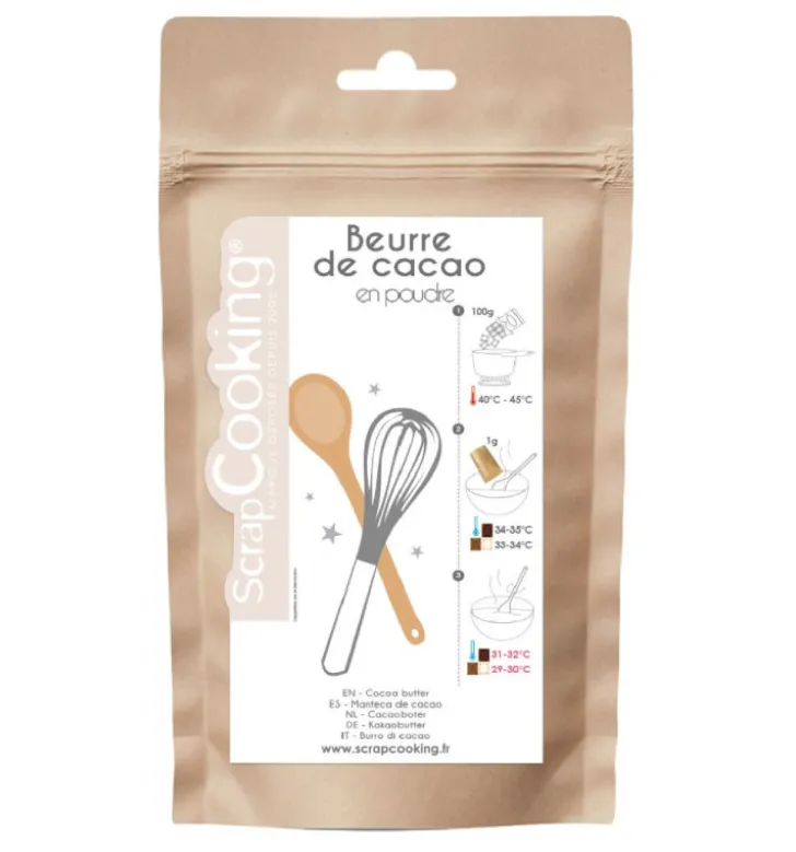 Beurre de cacao en poudre