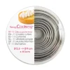 Boite 11 emporte-pièces ronds en inox