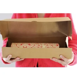 2 boites de transport à cakes/bûches 35x11x11 cm