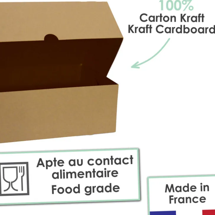 2 boites de transport pour 6 cupcakes