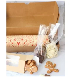 2 boites de transport pour macarons et biscuits