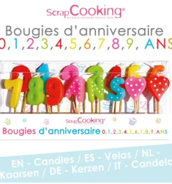 15 bougies 1,2,3 ans