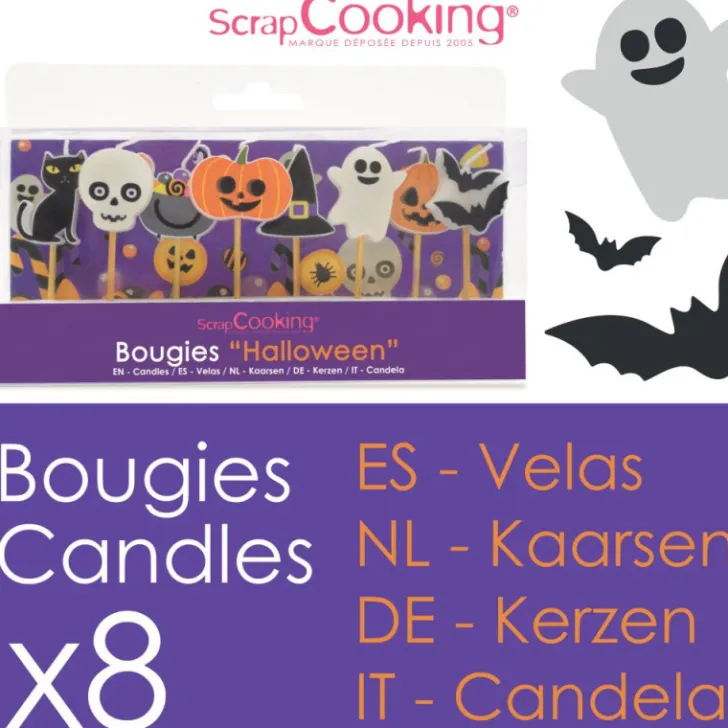 8 bougies Halloween