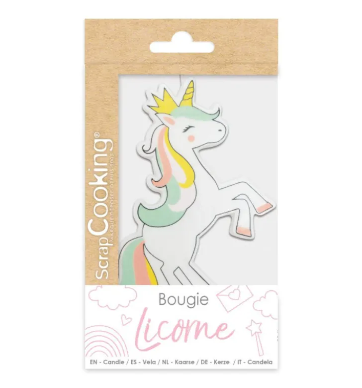 Bougie XXL Licorne