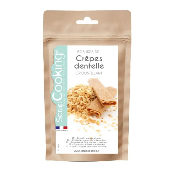 Brisures crêpes dentelle croustillantes