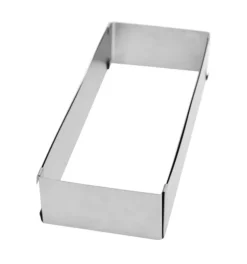 Cadre pâtissier rectangle extensible inox