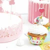 24 caissettes + 24 cake toppers licorne