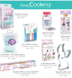 24 caissettes + 24 cake toppers sirène