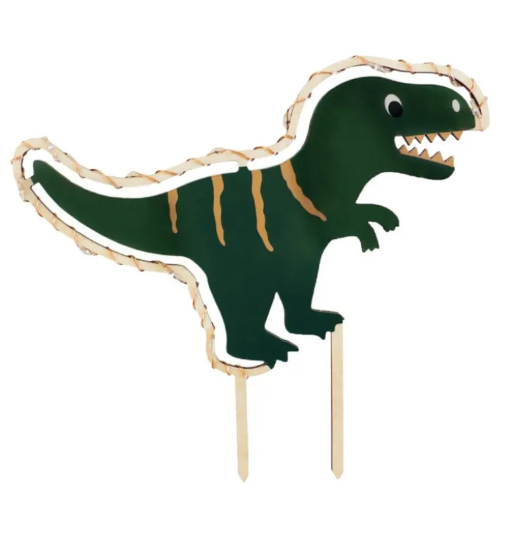 Cake topper Led dinosaure