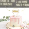 Cake topper led Happy Birthday