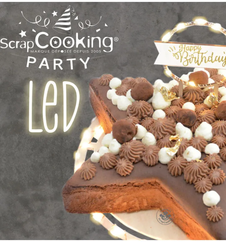 Cake topper led Happy Birthday