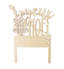 Cake topper led Joyeux Noël