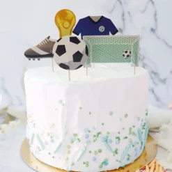 Cake toppers football pour déco de gâteaux