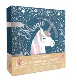 Calendrier de l'avent Licorne pour chocolat à remplir