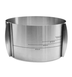 Cercle à pâtisserie extensible haut H.12 cm