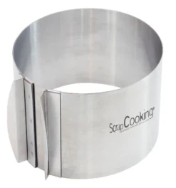 Cercle à pâtisserie extensible haut H.12 cm