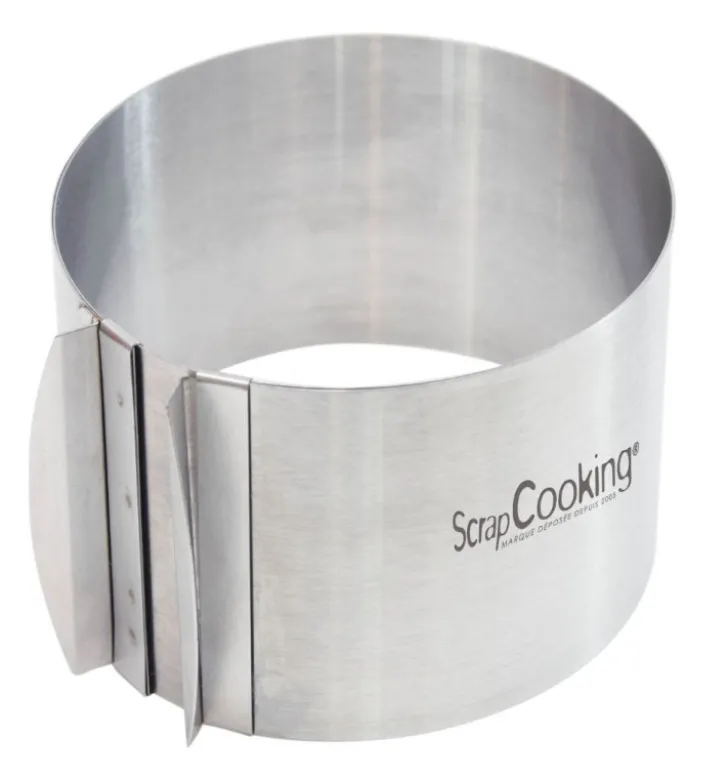 Cercle à pâtisserie extensible haut H.12 cm