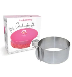 Cercle à pâtisserie extensible 16-30 cm