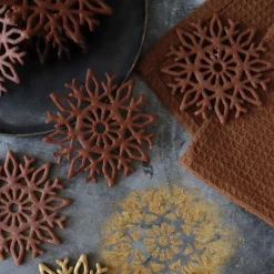 Coffret bûche de Noël effet velours - Moules, accessoires & ingrédients