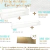 Coffret Bûche de Noël Matelassée - Moule, insert, tapis, support & recette
