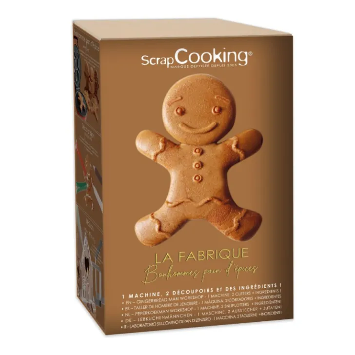 Coffret gaufres Bonhomme pain d'épices - La fabrique à Ginger