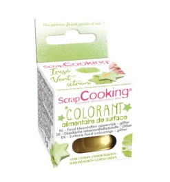 Colorant de surface irisé vert citron