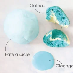Colorant gel alimentaire bleu turquoise 20 gr