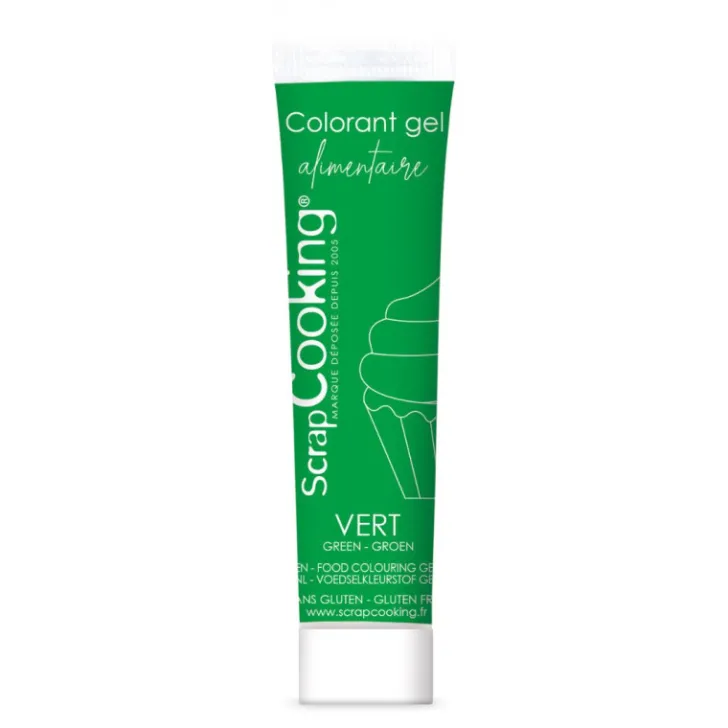 Colorant gel alimentaire vert 20 gr