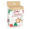 3 colorants en poudre Noël vert, rouge, doré