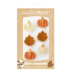 Décoration automne en pâte d'amande