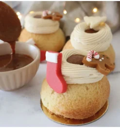 6 Décorations de Noël en pâte d’amande