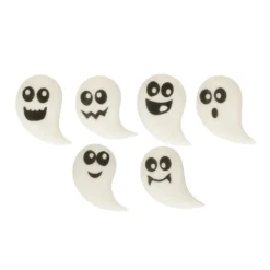 Décors en sucre fantômes Halloween 19x28x5mm