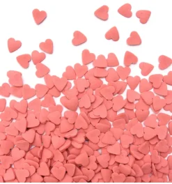 Décors sucrés cœurs rouges 55g
