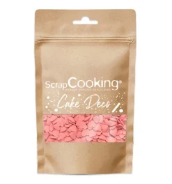 Décors sucrés cœurs rouges 55g