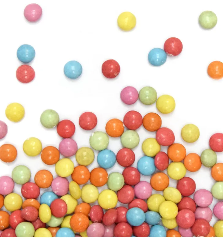 Décors sucrés dragées choco multicolores 75g