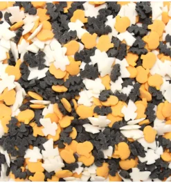 Décors sucrés Halloween – Citrouilles, fantômes et chauve-souris