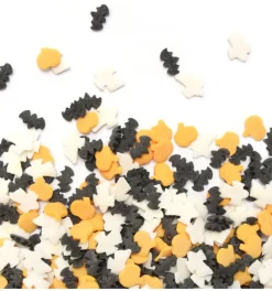Décors sucrés Halloween – Citrouilles, fantômes et chauve-souris