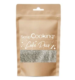 Décors sucrés mini-billes argentées 80g