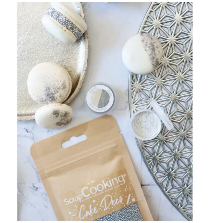Décors sucrés mini-billes argentées 80g
