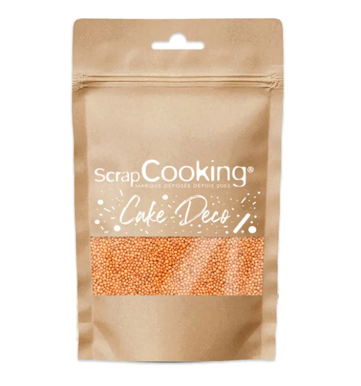 Décors sucrés mini-billes dorées 80g
