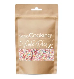 Décors sucrés mini-billes multicolores 80g