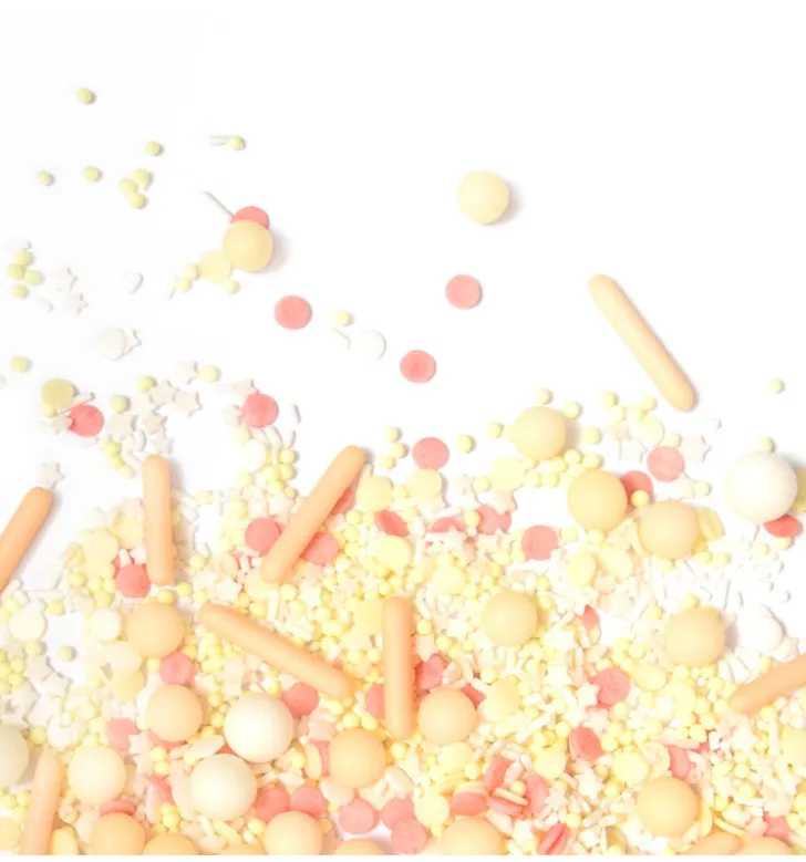 Décors sucrés mix rods pêche 70g