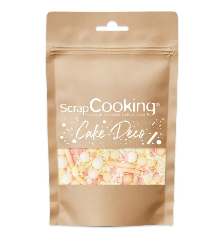 Décors sucrés mix rods pêche 70g