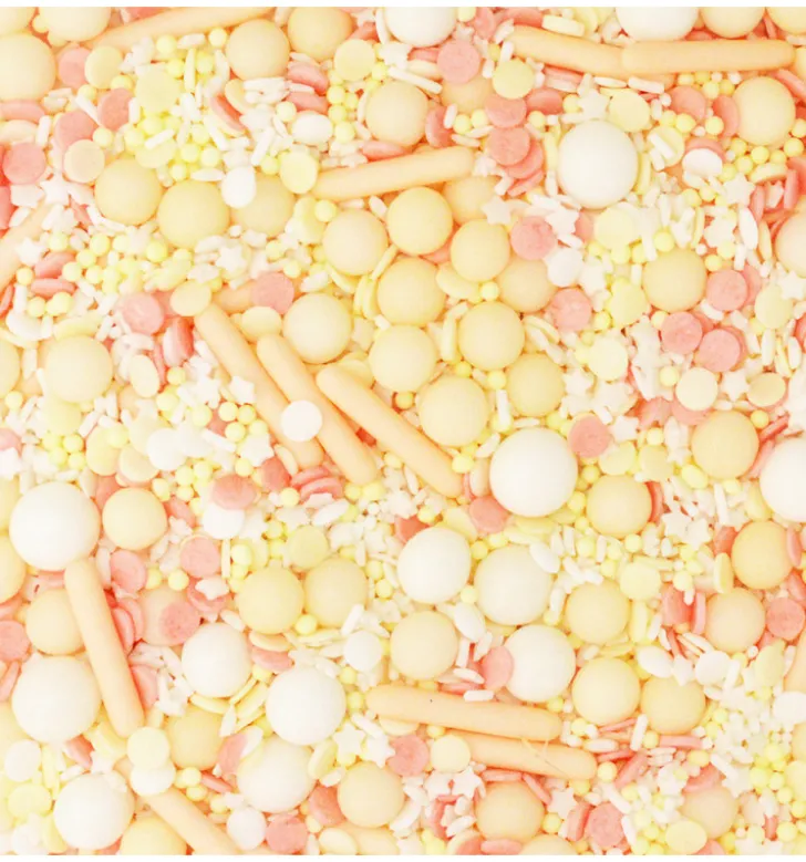 Décors sucrés mix rods pêche 70g